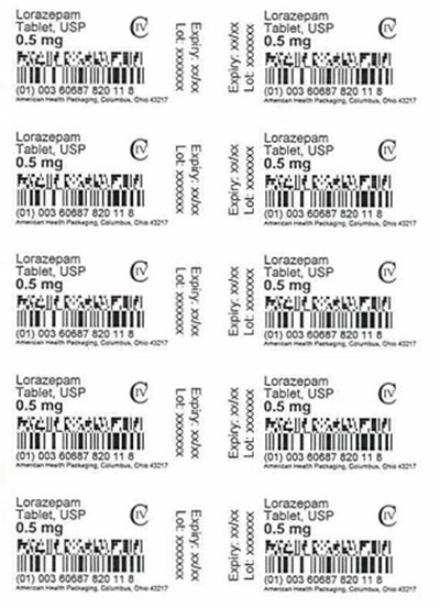 0.5 mg Lorazepam Tablet Blister (0.5 mg Lorazepam Tablet Blister.jpg)